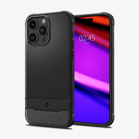 Spigen - Tok Rugged Armor MagSafe iPhone 15 Pro, Matte Black