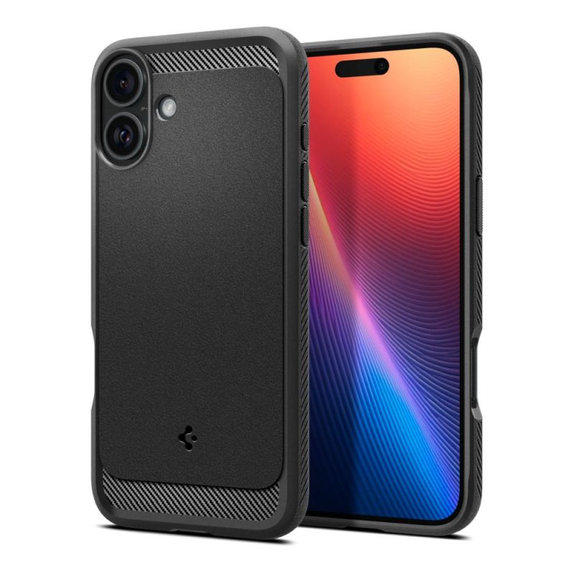 Spigen - Tok Rugged Armor MagSafe iPhone 16, Matte Black