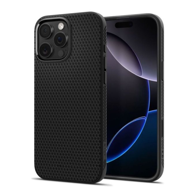 Spigen - Tok Liquid Air "T" MagSafe iPhone 16 Pro, Matte Black