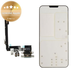 Töltő Csatlakozó + Flex Kábel | iPhone 16 Pro | White Titanium | 923-11089 | Genuine Apple