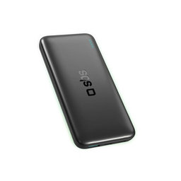 SBS - PowerBank 10000mAh, 10W, Infinity, LiFePO4, USB-C/USB-A, fekete