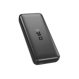 SBS - PowerBank 20000mAh, 10W, Infinity, LiFePO4, USB-C/USB-A, fekete