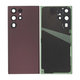 Samsung Galaxy S22 Ultra S908B - Akkumulátor Fedőlap Komplett (Burgundy)