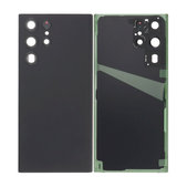 Samsung Galaxy S22 Ultra S908B - Akkumulátor Fedőlap Komplett (Phantom Black)