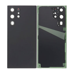 Samsung Galaxy S22 Ultra S908B - Akkumulátor Fedőlap Komplett (Phantom Black)