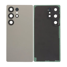 Samsung Galaxy S25 Ultra - Akkumulátor Fedőlap Komplett (Titanium Gray)