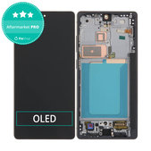 Samsung Galaxy S25 Ultra - LCD Kijelző + Érintőüveg + Keret (Titanium Black) OLED
