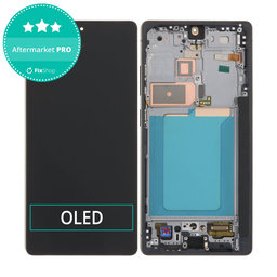 Samsung Galaxy S25 Ultra - LCD Kijelző + Érintőüveg + Keret (Titanium Black) OLED