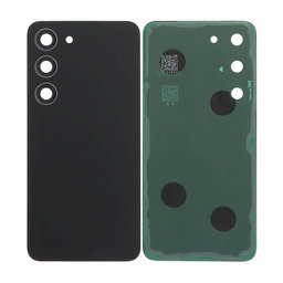 Samsung Galaxy S23 S911B - Akkumulátor Fedőlap Komplett (Phantom Black)