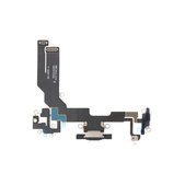Apple iPhone 16e - Töltő Csatlakozó + Flex Kábel (Black)