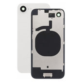 Apple iPhone 16e - Hátsó üveg + Kamera lencse + Fémlemez (White)