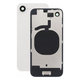 Apple iPhone 16e - Hátsó üveg + Kamera lencse + Fémlemez (White)