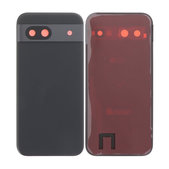 Google Pixel 8a - Akkumulátor Fedőlap Komplett (Obsidian)