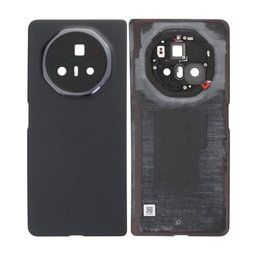 Honor Magic V3 - Akkumulátor Fedőlap Komplett (Velvet Black)