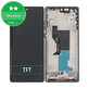 Motorola Edge 50 Fusion - LCD Kijelző + Érintőüveg + Keret (Forest Blue) TFT