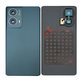 Motorola Edge 50 Fusion - Akkumulátor Fedőlap Komplett (Forest Blue)