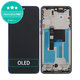Motorola Edge 50 Neo - LCD Kijelző + Érintőüveg + Keret (Nautical Blue) OLED