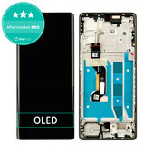 Motorola Moto G85 5G XT2427-3 - LCD Kijelző + Érintőüveg + Keret (Cobalt Blue) OLED