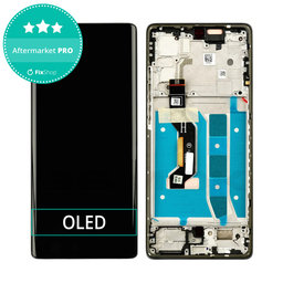 Motorola Moto G85 5G XT2427-3 - LCD Kijelző + Érintőüveg + Keret (Cobalt Blue) OLED