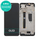 Motorola Moto G84 XT2347 - LCD Kijelző + Érintőüveg + Keret (Black) OLED