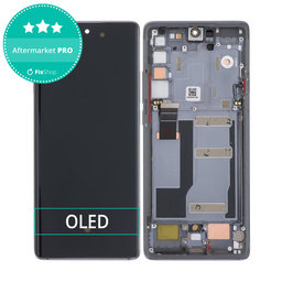 TCL 20 Pro 5G - LCD Kijelző + Érintőüveg + Keret (Black) OLED