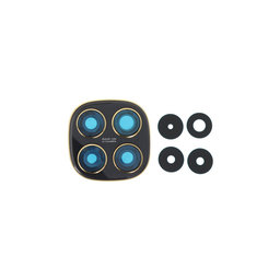 Xiaomi Poco X7 - Hátsó Kamera Üveg Kerettel (Black)