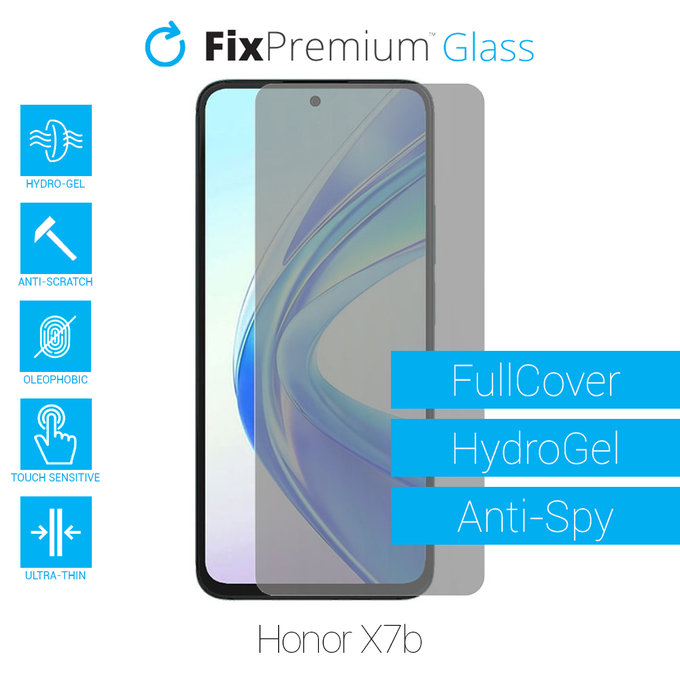 FixPremium HydroGel Anti-Spy - Védőfólia - Honor X7b