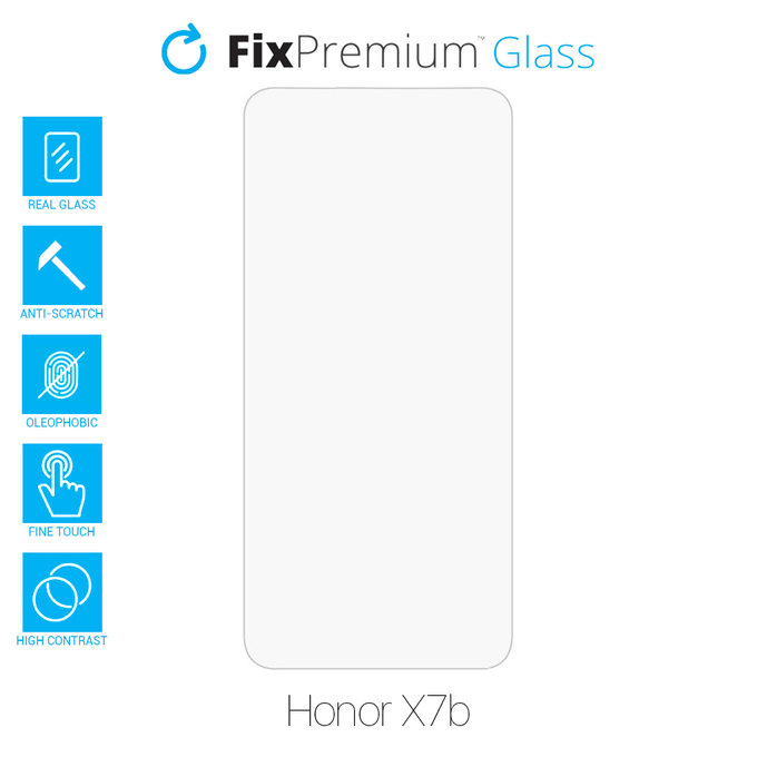 FixPremium Glass - Edzett üveg - Honor X7b