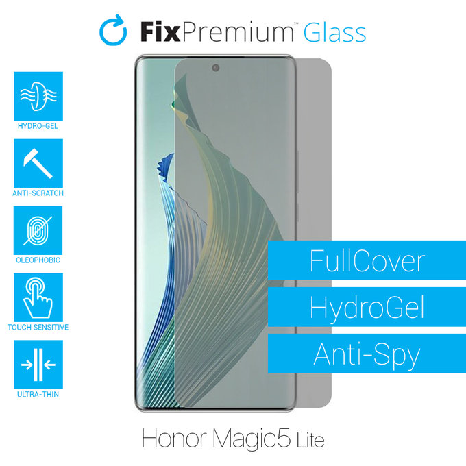FixPremium HydroGel Anti-Spy - Védőfólia - Honor Magic5 Lite
