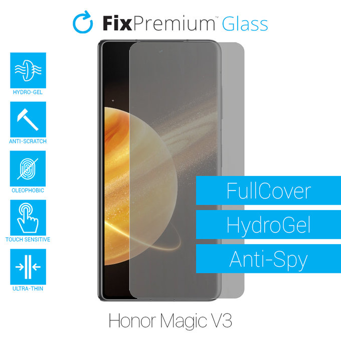 FixPremium HydroGel Anti-Spy - Védőfólia - Honor Magic V3