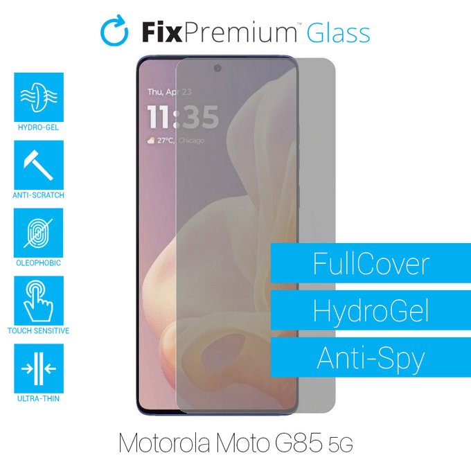 FixPremium HydroGel Anti-Spy - Védőfólia - Motorola Moto G85 5G XT2427