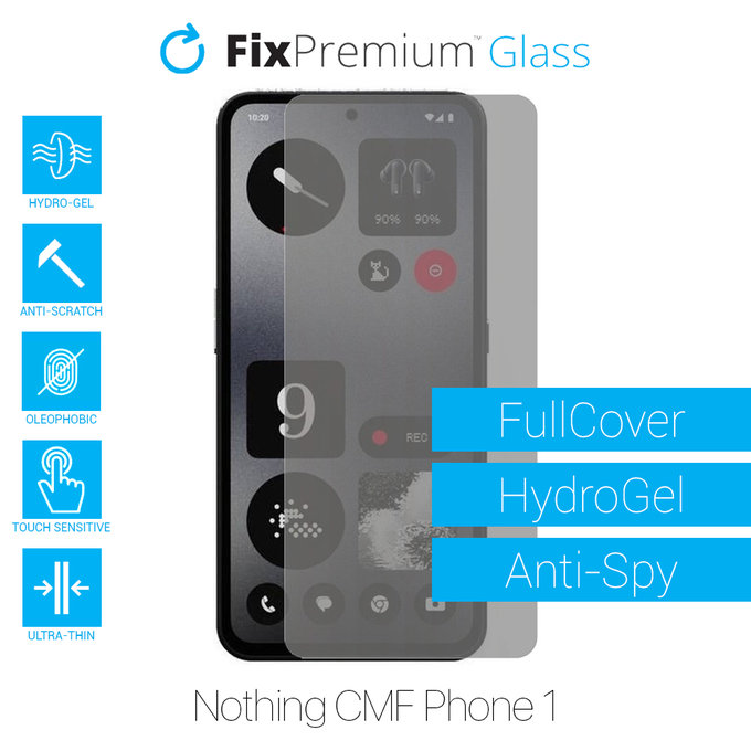 FixPremium HydroGel Anti-Spy - Védőfólia - Nothing CMF Phone 1