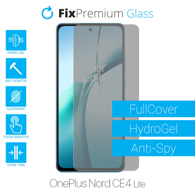 FixPremium HydroGel Anti-Spy - Védőfólia - OnePlus Nord CE4 Lite