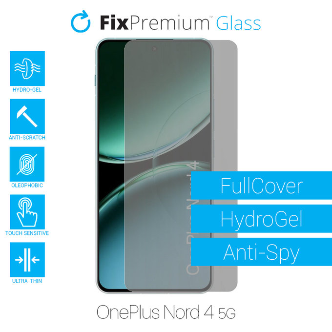 FixPremium HydroGel Anti-Spy - Védőfólia - OnePlus Nord 4 5G CPH2663