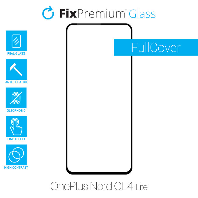 FixPremium FullCover Glass - Edzett üveg - OnePlus Nord CE4 Lite