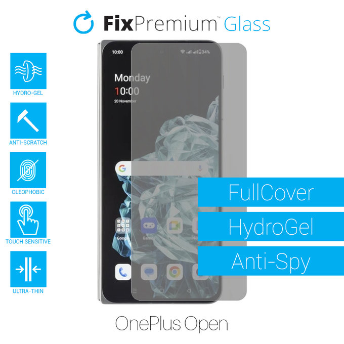 FixPremium HydroGel Anti-Spy - Védőfólia - OnePlus Open
