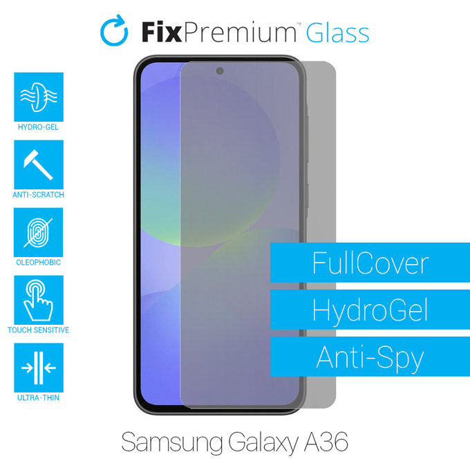 FixPremium HydroGel Anti-Spy - Védőfólia - Samsung Galaxy A36