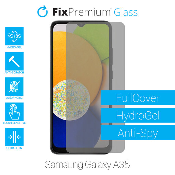 FixPremium HydroGel Anti-Spy - Védőfólia - Samsung Galaxy A35 A356B