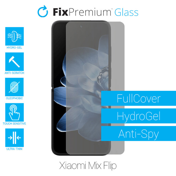 FixPremium HydroGel Anti-Spy - Védőfólia - Xiaomi Mix Flip 2405CPX3DC