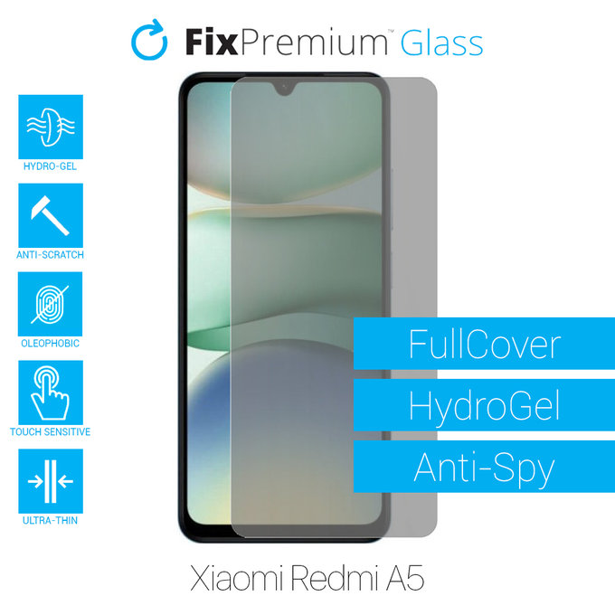 FixPremium HydroGel Anti-Spy - Védőfólia - Xiaomi Redmi A5