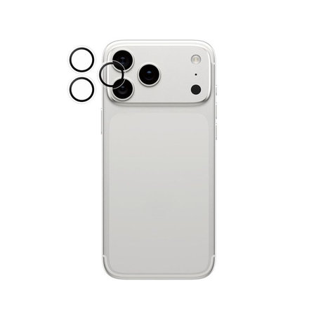 PanzerGlass - Kameralencse Védőburkolat Hoops iPhone 16 Pro, 16 Pro Max, 17 Pro, 17 Pro Max, átlátszó