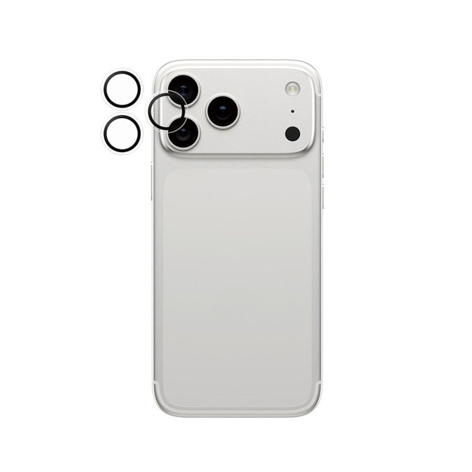 PanzerGlass - Kameralencse Védőburkolat Hoops iPhone 16 Pro, 16 Pro Max, 17 Pro, 17 Pro Max, átlátszó