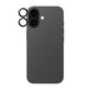 Objektívlencse védő Hoops iPhone 17/16 Plus/16, fekete, PanzerGlass