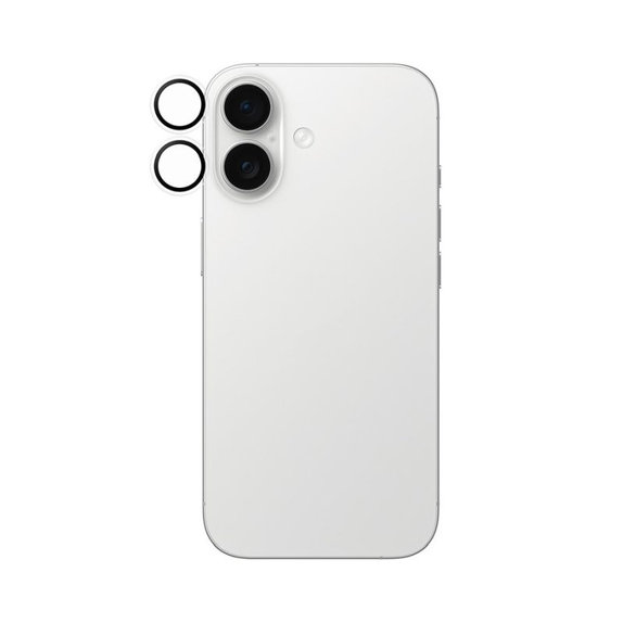 PanzerGlass - Kameralencse Védőburkolat Hoops iPhone 16, 16 Plus, 17, átlátszó