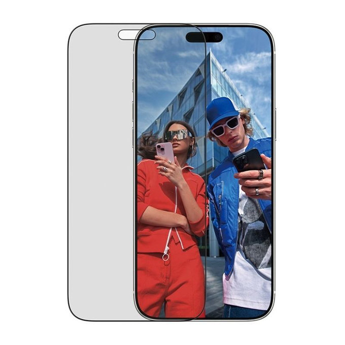 PanzerGlass - UWF 2-Way Privacy edzett üveg aplikátorral iPhone 17 Pro Max, fekete