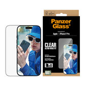 UWF edzett üveg applikátorral iPhone 17 Pro, Fekete, PanzerGlass