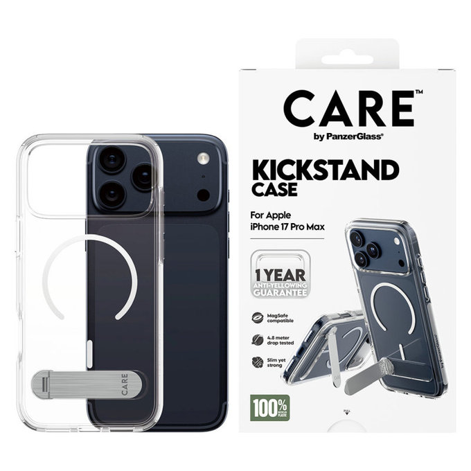 Tok Kickstand - iPhone 17 Pro Max, átlátszó, PanzerGlass