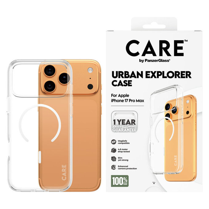Tok Urban Explorer MagSafe-fel - iPhone 17 Pro Max, fehér, PanzerGlass