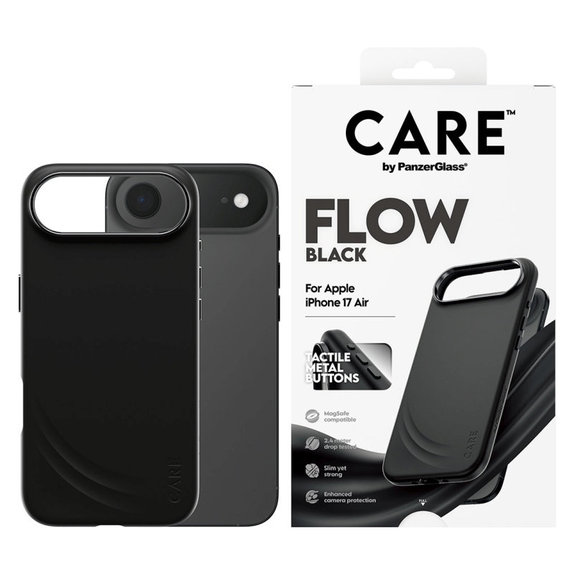 FLOW tok MagSafe támogatással iPhone Air készülékhez, Fekete, CARE