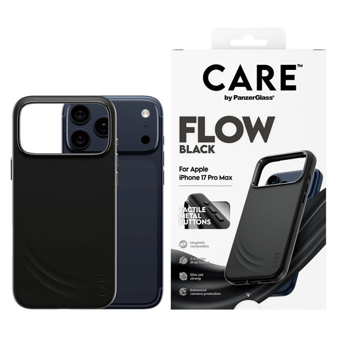 Tok FLOW MagSafe-fel - iPhone 17 Pro Max, fekete, PanzerGlass
